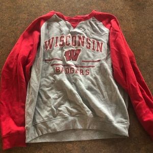 NWOT Wisconsin Badger Crewneck